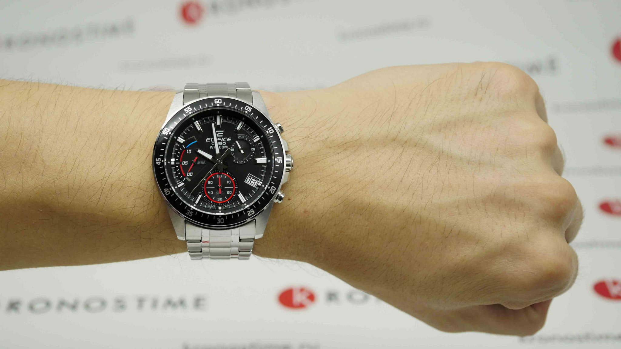 Casio Casio Edifice EFV-540D-1AVUDF (EFV-540D-1A) EFV — детали корпуса и нержавеющая сталь